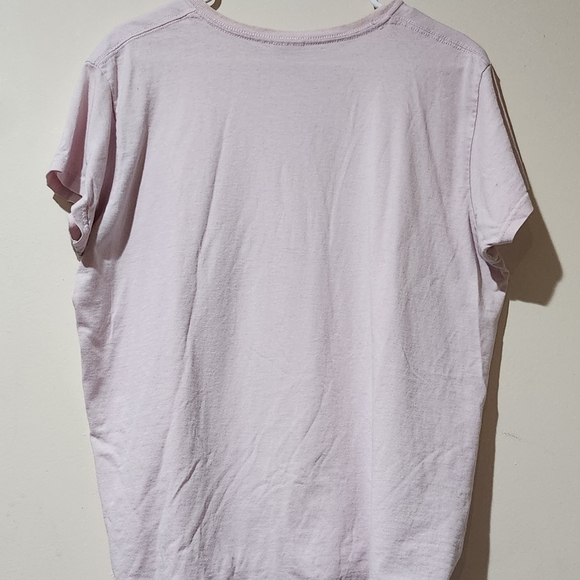 Gildan Pink Girls Drinking Team Short Sleeve Tee - Picture 3 of 3